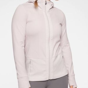 EUC Athleta Fitted Victory Hoodie Soft Lilac XXS